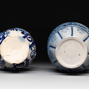 A varied collection of 8 Westerwald stoneware jugs, 19th C. — photo 19
