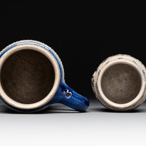 A varied collection of 8 Westerwald stoneware jugs, 19th C. — photo 24