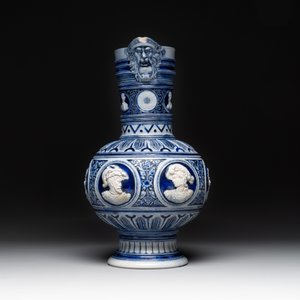 A varied collection of 8 Westerwald stoneware jugs, 19th C. — photo 4