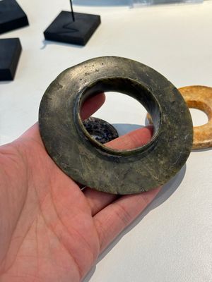 A varied collection of 'bi' discs and jade pendants, China, 1st C. B.C. and earlier — photo 19