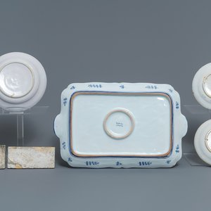 A varied collection of blue and white Dutch Delft and other pottery, 18th C. and later — photo 3