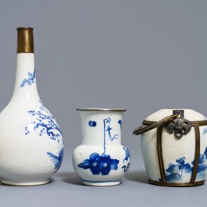 A varied collection of Chinese 'Bleu de Hue' Vietnamese market wares, 19th C. — 照片 3