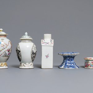 A varied collection of Chinese blue and white and famille rose export porcelain, Kangxi/Qianlong — 照片 5