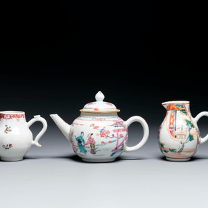 A varied collection of Chinese blue and white, famille rose and Imari-style porcelain, Yongzheng/Qianlong — 照片 4