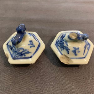 A varied collection of Chinese blue and white porcelain, 19th C. — photo 2