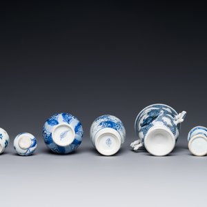A varied collection of Chinese blue and white porcelain, Kangxi/Qianlong — photo 4