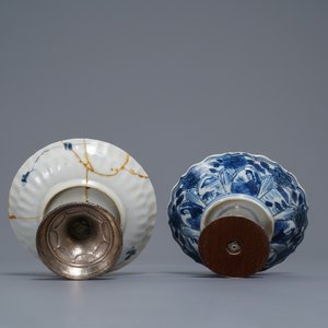 A varied collection of Chinese blue and white porcelain, Ming and Kangxi — photo 12