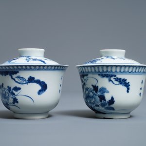A varied collection of Chinese blue and white Vietnamese market 'Bleu de Hue' wares, 19th C. — 照片 16