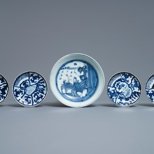 A varied collection of Chinese blue and white Vietnamese market 'Bleu de Hue' wares, 19th C. — 照片 4