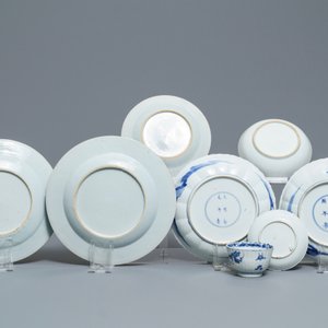 A varied collection of Chinese blue and white wares, Kangxi/Qianlong — 照片 2