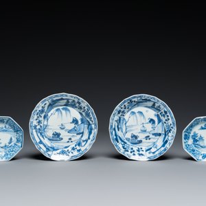 A varied collection of Chinese blue, white and famille rose porcelain, Kangxi/Qianlong — photo 10