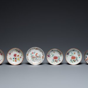 A varied collection of Chinese blue, white and famille rose porcelain, Yongzheng and later — 照片 6