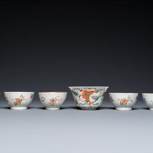 A varied collection of Chinese blue, white and famille rose porcelain, Yongzheng and later — 照片 10