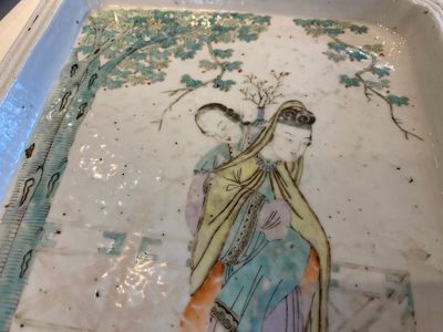 A varied collection of Chinese famille rose and qianjiang cai teawares, 19th/20th C. — photo 2