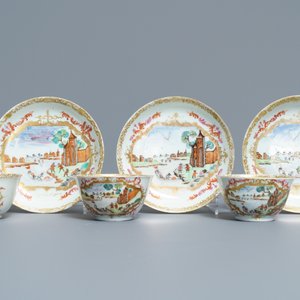 A varied collection of Chinese famille rose export porcelain, Qianlong — 照片 3