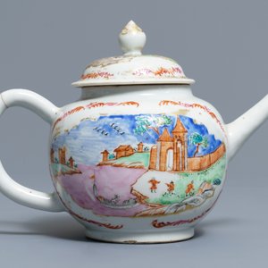 A varied collection of Chinese famille rose export porcelain, Qianlong — 照片 6