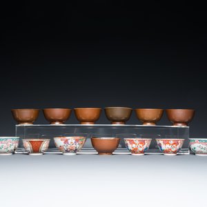 A varied collection of Chinese plates, cups and saucers, Kangxi and later — 照片 13