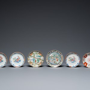 A varied collection of Chinese plates, cups and saucers, Kangxi and later — 照片 2