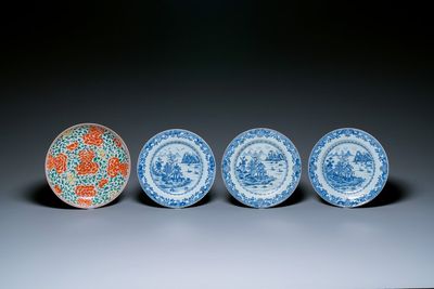 A varied collection of Chinese porcelain, Kangxi and later — 照片 3