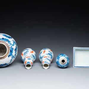 A varied collection of Chinese porcelain, Kangxi and later — 照片 6