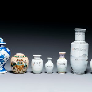 A varied collection of Chinese porcelain, Kangxi and later — 照片 3