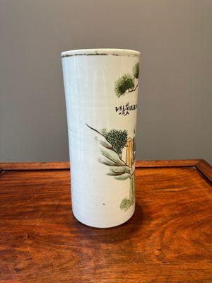 A varied collection of Chinese qianjiang cai and iron-red-decorated porcelain, signed Liu Shuntai 劉順太, 19/20th C. — 照片 41