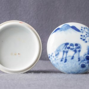 A varied collection of Chinese qianjiang cai, famille rose and blue and white porcelain, 19/20th C. — 照片 26