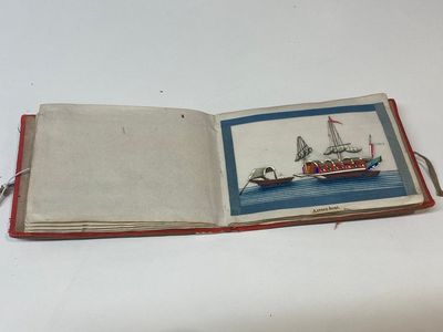 A varied collection of Chinese rice paper paintings with figures, Canton, 19th C. — 照片 63