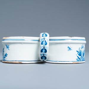 A varied collection of Dutch Delft blue and white and polychrome pottery, 18th C. — photo 16