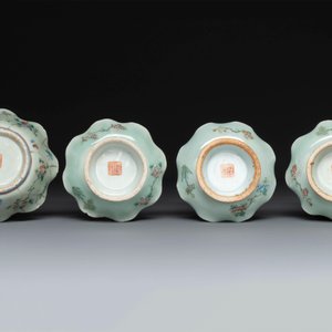 A varied collection of eight pieces of Chinese famille rose porcelain, 18/19th C. — 照片 21