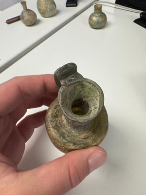 A varied collection of eight Roman glass wares — photo 32
