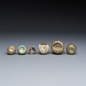 A varied collection of eight Roman glass wares — photo 7