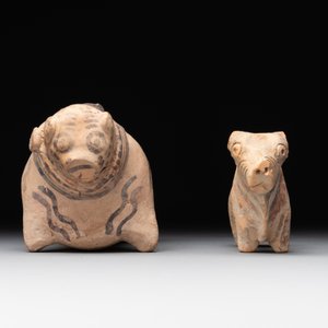 A varied collection of four terracotta animal sculptures and two bowls, Indus Valley, Iran, Pakistan and Afghanistan, 29th/3rd C. B.C. — foto 8