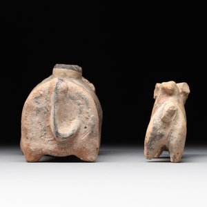 A varied collection of four terracotta animal sculptures and two bowls, Indus Valley, Iran, Pakistan and Afghanistan, 29th/3rd C. B.C. — foto 10
