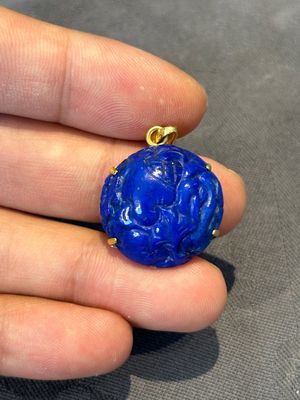 A varied collection of jewellery in jade and lapis lazuli, including gold mounts, China, 19/20th C. — foto 2