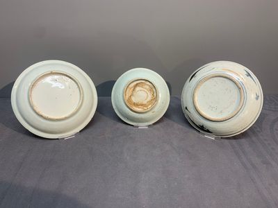 A varied collection of nine Chinese blue and white wares, Ming and later — photo 2