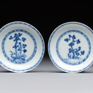 A varied collection of seven Chinese and Japanese blue and white wares, 16/18th C. — foto 11