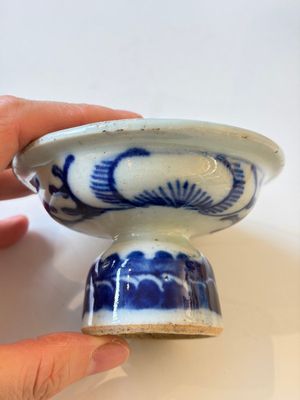 A varied collection of seven Chinese blue and white wares, Chenghua marks, 19th C. — photo 42