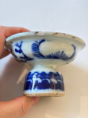 A varied collection of seven Chinese blue and white wares, Chenghua marks, 19th C. — photo 44