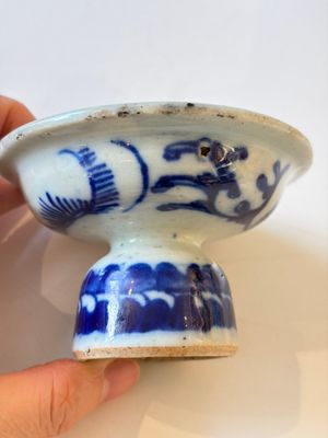 A varied collection of seven Chinese blue and white wares, Chenghua marks, 19th C. — photo 45