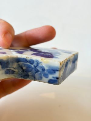 A varied collection of seven Chinese blue and white wares, Chenghua marks, 19th C. — photo 5