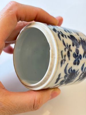 A varied collection of seven Chinese blue and white wares, Chenghua marks, 19th C. — photo 51