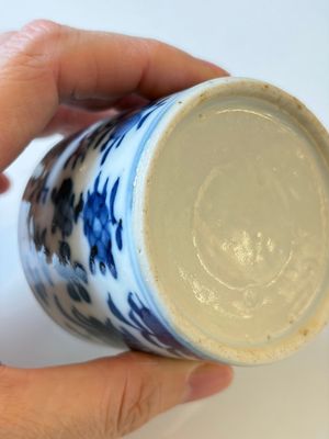 A varied collection of seven Chinese blue and white wares, Chenghua marks, 19th C. — photo 53