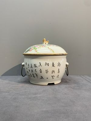 A varied collection of seven Chinese famille rose, verte and monochrome wares, 19th C. — photo 13