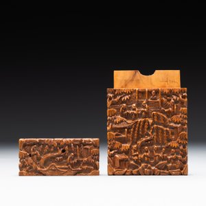A varied collection of six Chinese carvings and metal wares, China, 16/19th C. — foto 3
