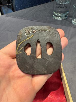 A varied collection of ten Japanese iron tsuba, Edo — 照片 13