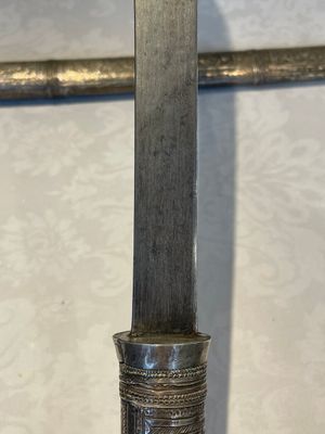 A varied collection of two daggers, two swords and forearm protection, India and Turkey, 19th C. — foto 35