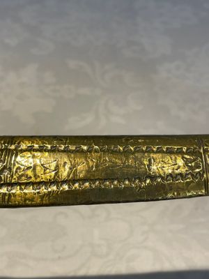 A varied collection of two daggers, two swords and forearm protection, India and Turkey, 19th C. — foto 49