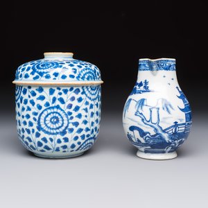 A varied group of 15 Chinese blue and white wares, 18th C. and later — 照片 13