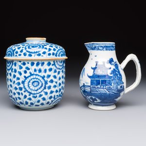 A varied group of 15 Chinese blue and white wares, 18th C. and later — 照片 10